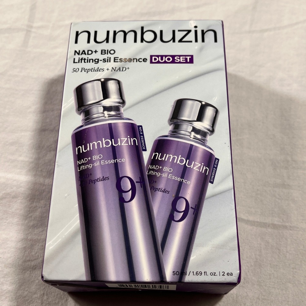 2 pk numbuzin NAD+ BIO Lifting-sil Essence Unisex 1.69 fl oz NEW Firming Duo Set